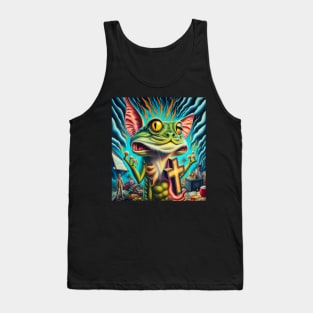 frog cat nightmare teacher Tank Top